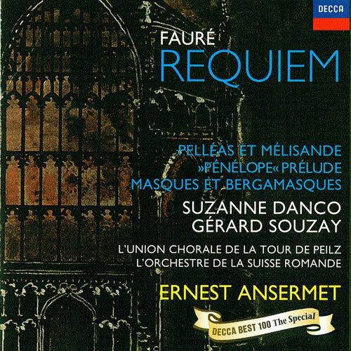 エルネスト・アンセルメ / フォーレ:レクイエム、他【CD】