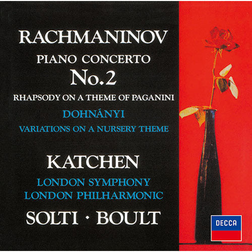 ジュリアス・カッチェン / ラフマニノフ:ピアノ協奏曲第2番、パガニーニの主題による狂詩曲【CD】