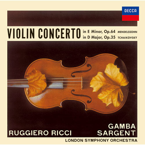 ルッジェーロ・リッチ / チャイコフスキー&メンデルスゾーン:ヴァイオリン協奏曲集【CD】