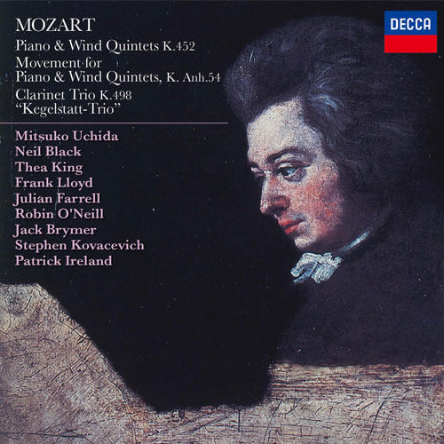 内田光子 / モーツァルト:ピアノと管楽器のための五重奏曲、ケーゲルシュタット・トリオ【CD】