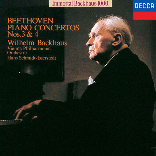 バックハウスのベートーヴェン・ピアノ協奏曲LP3枚組 ヴィルヘルム・バックハウス / ベートーヴェン:ピアノ協奏曲 第3・4番