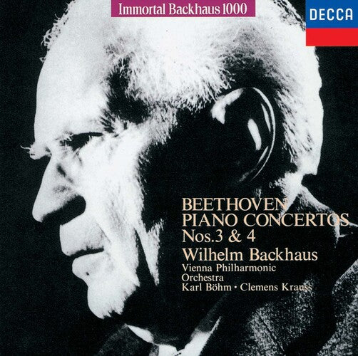 ヴィルヘルム・バックハウス / ベートーヴェン: ピアノ協奏曲第3・4番【CD】