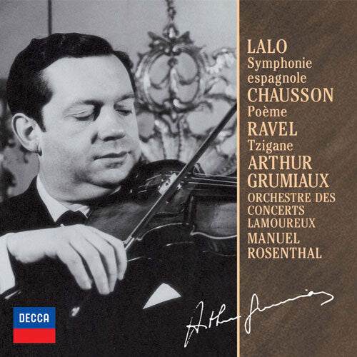 アルテュール・グリュミオー / ラロ:スペイン交響曲、ショーソン:詩曲、ラヴェル:ツィガーヌ【CD】