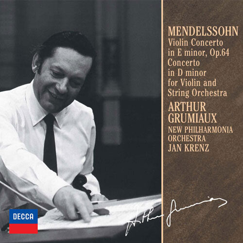 アルテュール・グリュミオー / メンデルスゾーン:ヴァイオリン協奏曲集【CD】