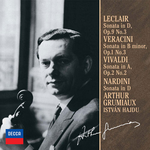アルテュール・グリュミオー / ルクレール、ヴェラチーニ、ヴィヴァルディ、ナルディーニ:ヴァイオリン・ソナタ集【CD】