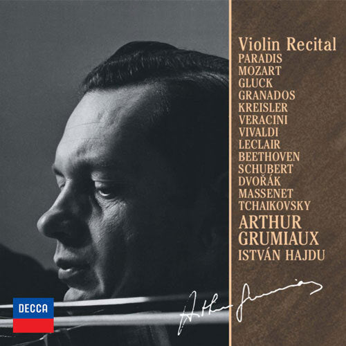 アルテュール・グリュミオー / 愛の喜び~ヴァイオリン・リサイタル2【CD】