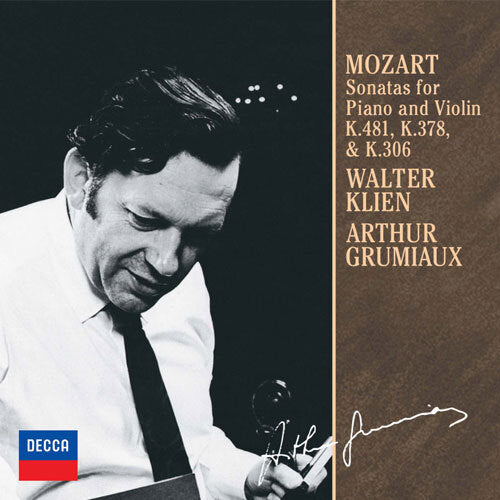 アルテュール・グリュミオー / モーツァルト:ヴァイオリン・ソナタ第30番・第34番・第41番【CD】