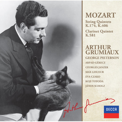 アルテュール・グリュミオー / モーツァルト:弦楽五重奏曲集Vol.1【CD】
