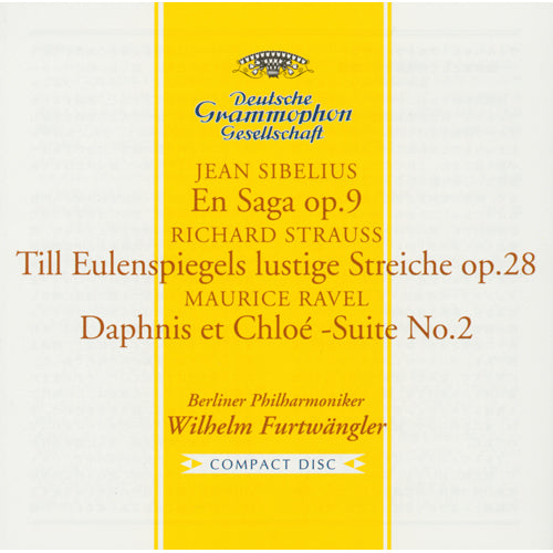 ヴィルヘルム・フルトヴェングラー / シベリウス:交響詩《エン・サガ》/ラヴェル:《ダフニスとクロエ》第2組曲 他【初回生産限定】【CD】【UHQCD】