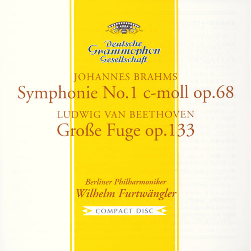 ヴィルヘルム・フルトヴェングラー / ブラームス:交響曲第1番/ベートーヴェン:大フーガ【初回生産限定】【CD】【UHQCD】