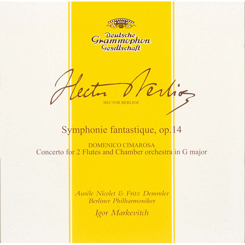 イーゴル・マルケヴィチ / ベルリオーズ:幻想交響曲、チマローザ:2つのフルートのための協奏曲【CD】