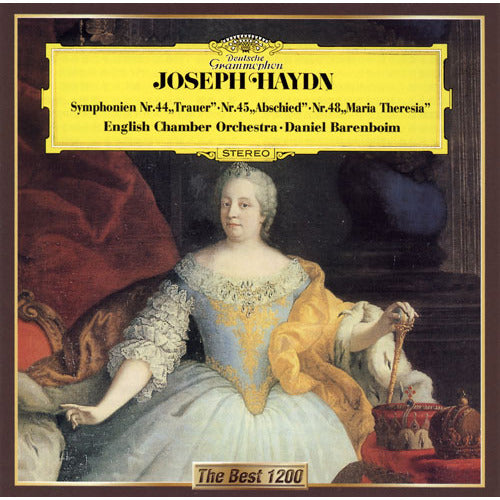 ダニエル・バレンボイム / ハイドン:交響曲第44番《悲しみ》、第45番《告別》、第48番《マリア・テレジア》【CD】