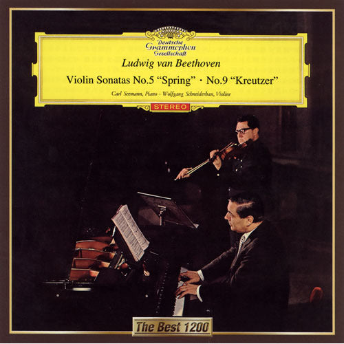 ヴォルフガング・シュナイダーハン / ベートーヴェン:ヴァイオリン・ソナタ第5番《春》&第9番《クロイツェル》【CD】