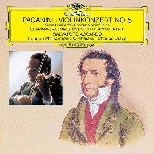 サルヴァトーレ・アッカルド / パガニーニ:ヴァイオリン協奏曲第5番、他【CD】