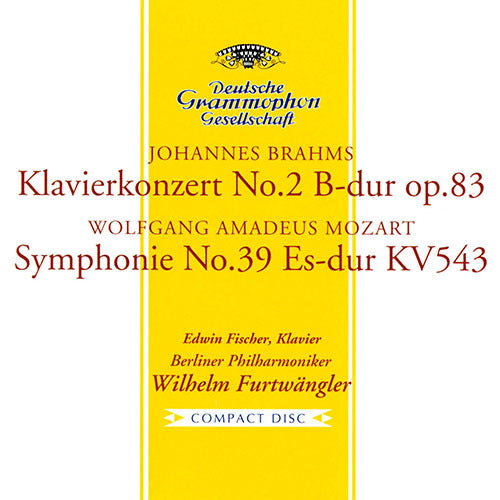 ヴィルヘルム・フルトヴェングラー / ブラームス:ピアノ協奏曲第2番/モーツァルト:交響曲第39番【CD】【SHM-CD】