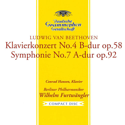ヴィルヘルム・フルトヴェングラー / ベートーヴェン:ピアノ協奏曲第4番、交響曲第7番【CD】【SHM-CD】