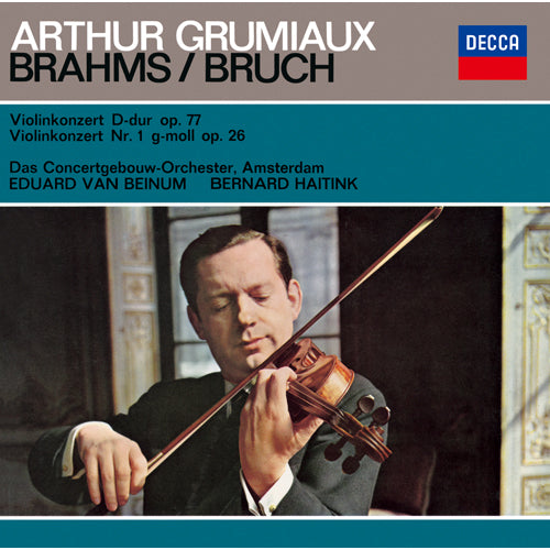 アルテュール・グリュミオー / ブラ-ムス:ヴァイオリン協奏曲/ブルッフ:ヴァイオリン協奏曲第1番【CD】【SHM-CD】