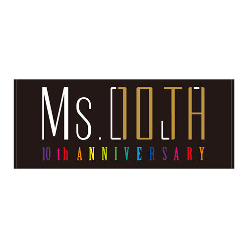 Ms.OOJA / Ms.OOJA 10th ANNIVERSARY【フェイスタオル】