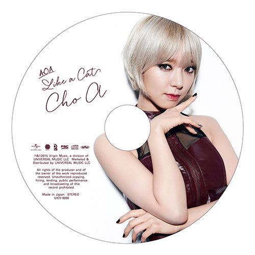 AOA / Like a Cat【初回限定盤 メンバー別ピクチャーレーベル:CHOA】【CD MAXI】