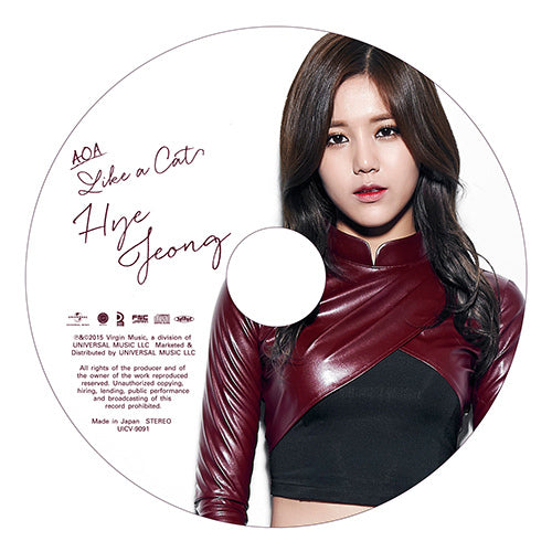 AOA / Like a Cat【初回限定盤 メンバー別ピクチャーレーベル:HYEJEONG】【CD MAXI】