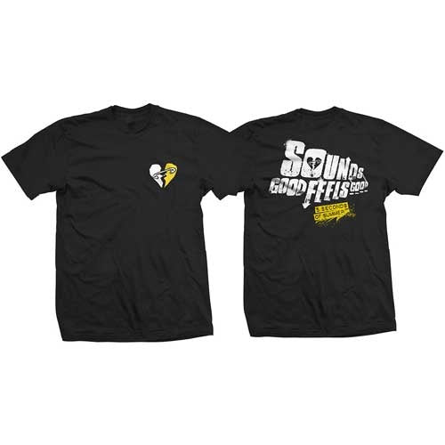 ファイヴ・セカンズ・オブ・サマー / Sounds Good Feels Good Black Tee S【+T-SHIRT】【S】【Sサイズ】