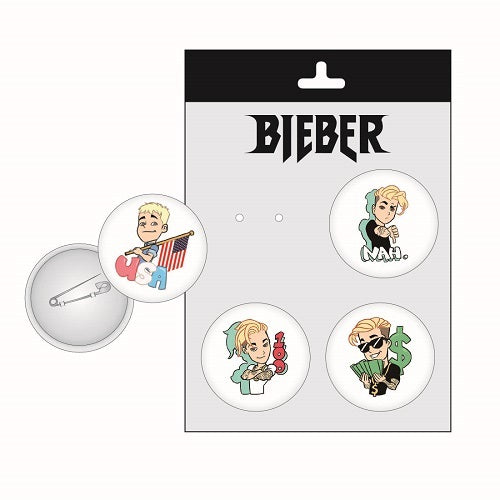 ジャスティン・ビーバー / Justin Bieber Justmoji Badge【Free】
