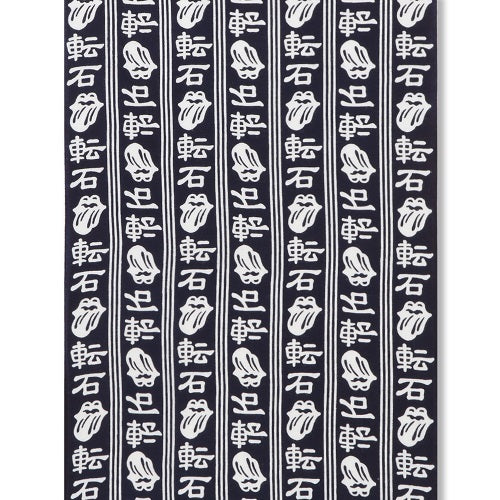 ザ・ローリング・ストーンズ / The Rolling Stones てぬぐい 転石(かまわぬ別注)【日本てぬぐい】