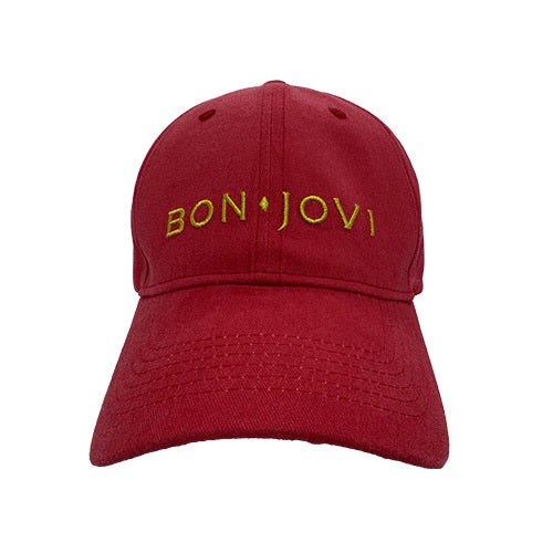 ボン・ジョヴィ / Bon Jovi Pop Up Store 2024 Bon Jovi Cap【Red】
