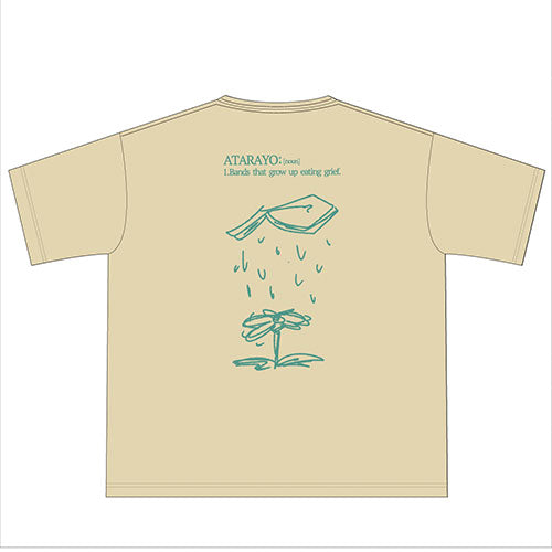 あたらよ / 涙雨と花Tシャツ【Baige】【L】【グッズ】