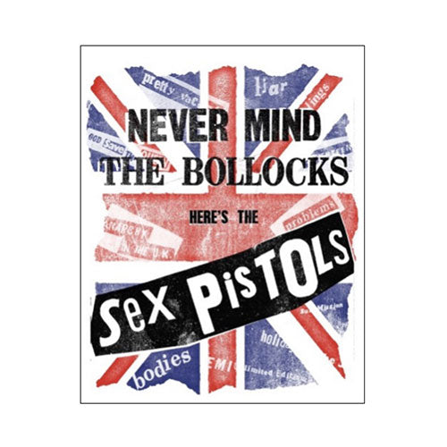 セックス・ピストルズ / Sex Pistols Pop Up 2025 Logo Poster （White