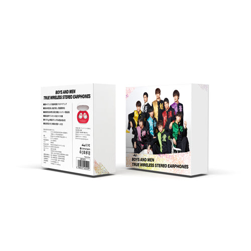 BOYS AND MEN / TRUE WIRELESS STEREO EARPHONES BOYS AND MEN 10th. ロゴ モデル