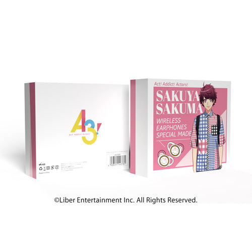 イケメン役者育成ゲーム『A3!』コラボモデル / TRUE WIRELESS STEREO EARPHONES イケメン役者育成ゲーム『A3!』春組 佐久間咲也(CV:酒井広大)モデル