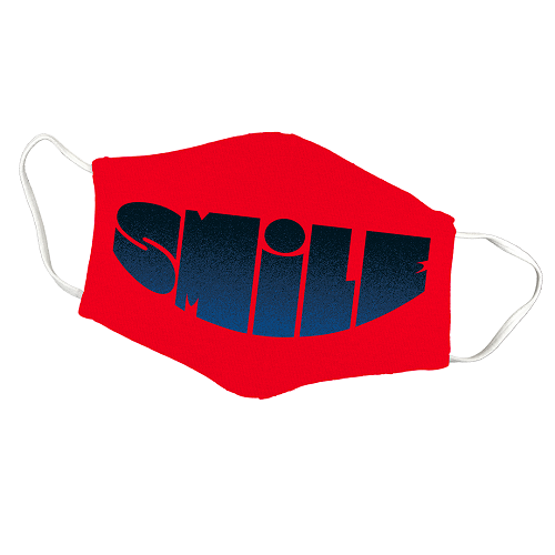 ケイティ・ペリー / Smile Face Mask (赤 / フリー / 前のみ)