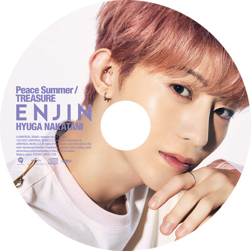 円神 / Peace Summer / TREASURE【初回限定 中谷日向(なかたにひゅうが)盤】【CD MAXI】