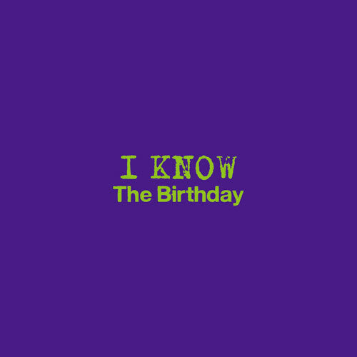 The Birthday / I KNOW【初回限定盤】【CD MAXI】【+DVD】