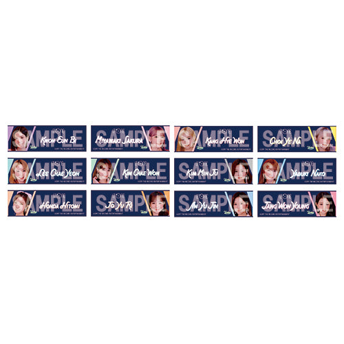 IZ*ONE / IZ*ONE 「Twelve」 POP-UP STORE GOODS (ミニスローガン (12種/目隠し))