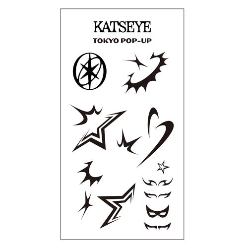 KATSEYE / WILD POP UP TATTOO STICKER SHEET【数量限定】【グッズ】