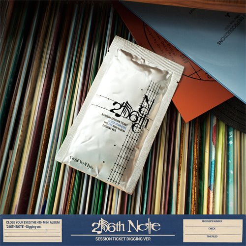 CLOSE YOUR EYES / CLOSE YOUR EYES The 4th Mini Album ‘256th Note’<Digging Ver. (Ticket)>【限定盤】【直輸入盤仕様】【MUSIC CARD】【デジタルコード】