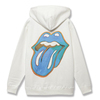 ザ・ローリング・ストーンズ / RS9 The Rolling Stones Cream Tongue Logo Graphic Back Print Zip Up Hoodie