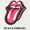 ザ・ローリング・ストーンズ / RS No.9 Harajuku 2024 Tongue T-shirt（White）