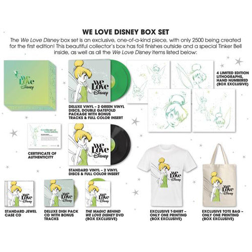 V.A. / We Love Disney【限定コレクターズ・ボックス】【BOX】【輸入盤】【CD】【+DVD】【+アナログ】