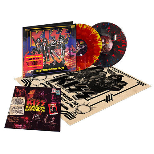KISS / Destroys Anaheim '76【輸入盤】【2LP】【UNIVERSAL MUSIC STORE限定盤】【カラー盤】【アナログ】