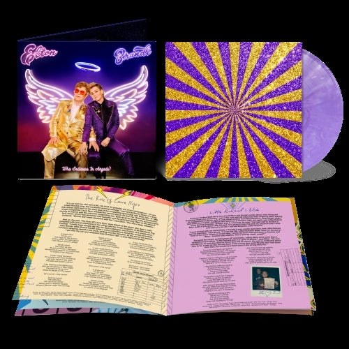 エルトン・ジョン＆ブランディ・カーライル / Who Believes In Angels?【輸入盤】【1LP】【UNIVERSAL MUSIC STORE限定盤】【カラー盤】【アナログ】