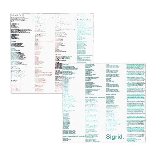 シグリッド / There’s Always More That I Could Say Aquamarine Marble LP【輸入盤】【UNIVESAL MUSIC STORE限定盤】【1LP】【アナログ】