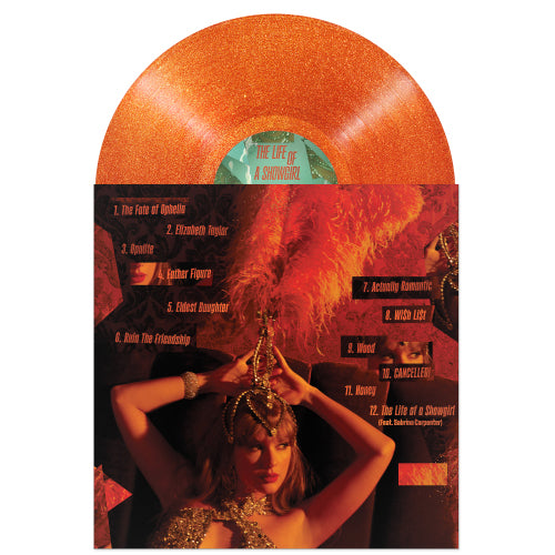 テイラー・スウィフト / THE LIFE OF A SHOWGIRL: SWEAT AND VANILLA PERFUME PORTOFINO ORANGE GLITTER VINYL【輸入盤】【1LP】【アナログ】