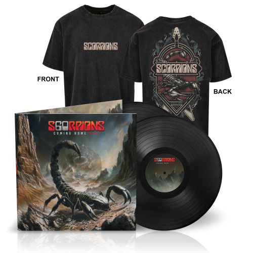 スコーピオンズ / Coming Home Live + T-Shirt【輸入盤】【2LP】【Tシャツ】【UNIVERSAL MUSIC STORE限定盤】【アナログ】