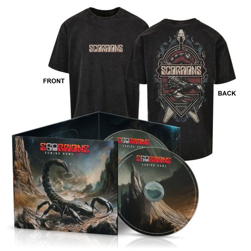 スコーピオンズ / Coming Home Live + T-Shirt【輸入盤】【2CD】【Tシャツ】【UNIVERSAL MUSIC STORE限定盤】【CD】