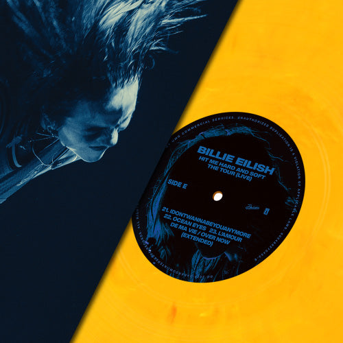 ビリー・アイリッシュ / HIT ME HARD AND SOFT: THE TOUR (LIVE)【完全生産限定盤】【輸入盤】【3LP】【カラー盤】【アナログ】