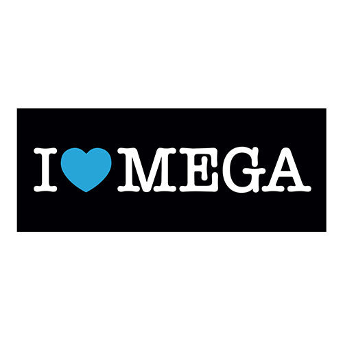Mega Shinnosuke / I ♡ MEGA タオル / ブルー【グッズ】