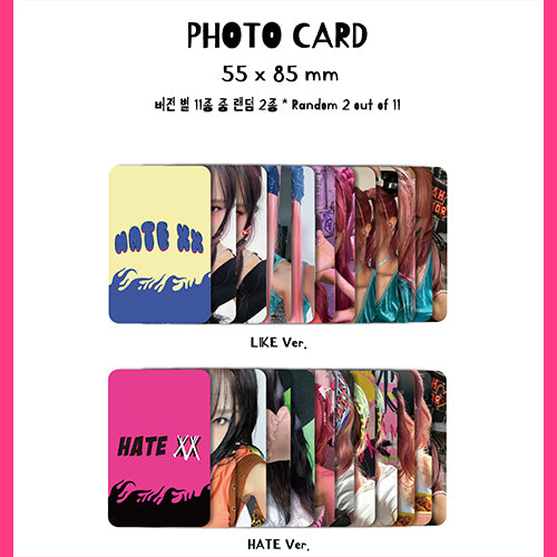 YENA / Hate XX: 2nd Single【ランダムバージョン】【CD】